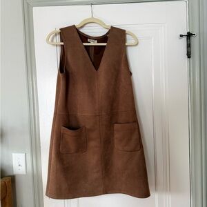 Max Studio Tan Sleeveless Mini Dress